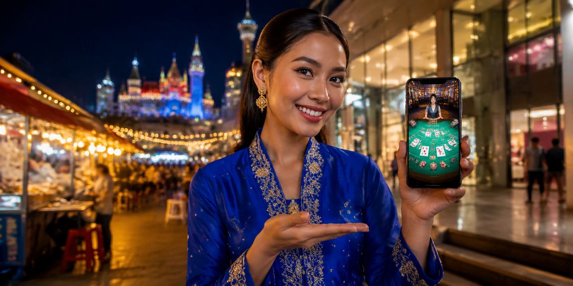 Pengguna Malaysia menggunakan aplikasi ts125 Android untuk bertaruh kasino dengan selesa