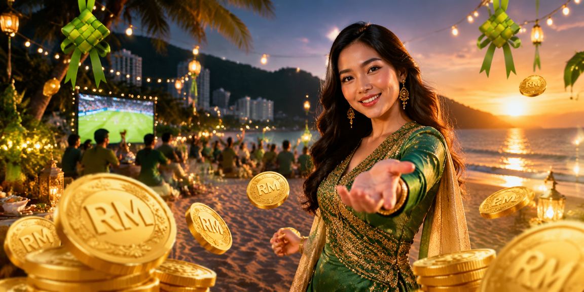 Suasana pertaruhan kasino bersemangat Hari Raya di Penang bersama ts125
